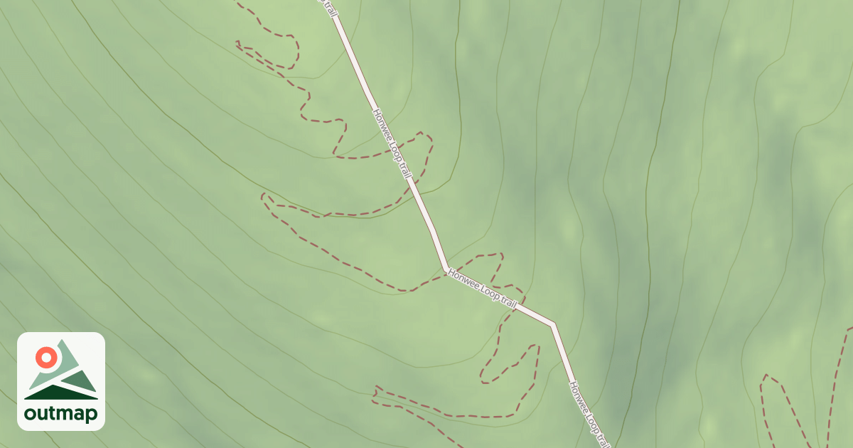 Map of Honwee Loop Trail