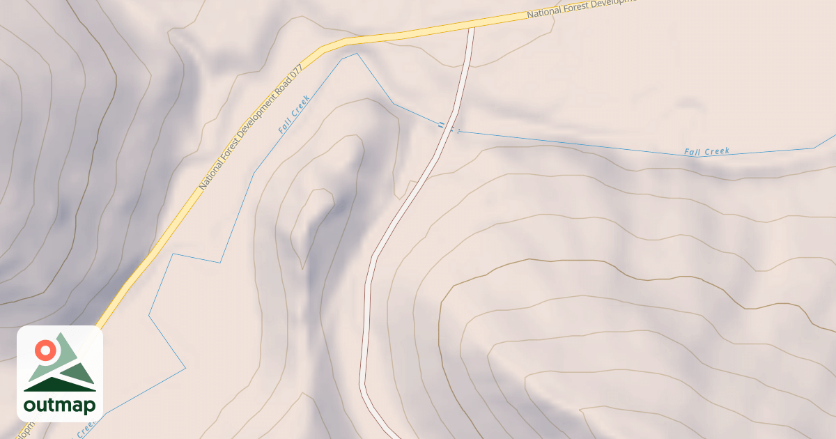 Map of RASH CANYON