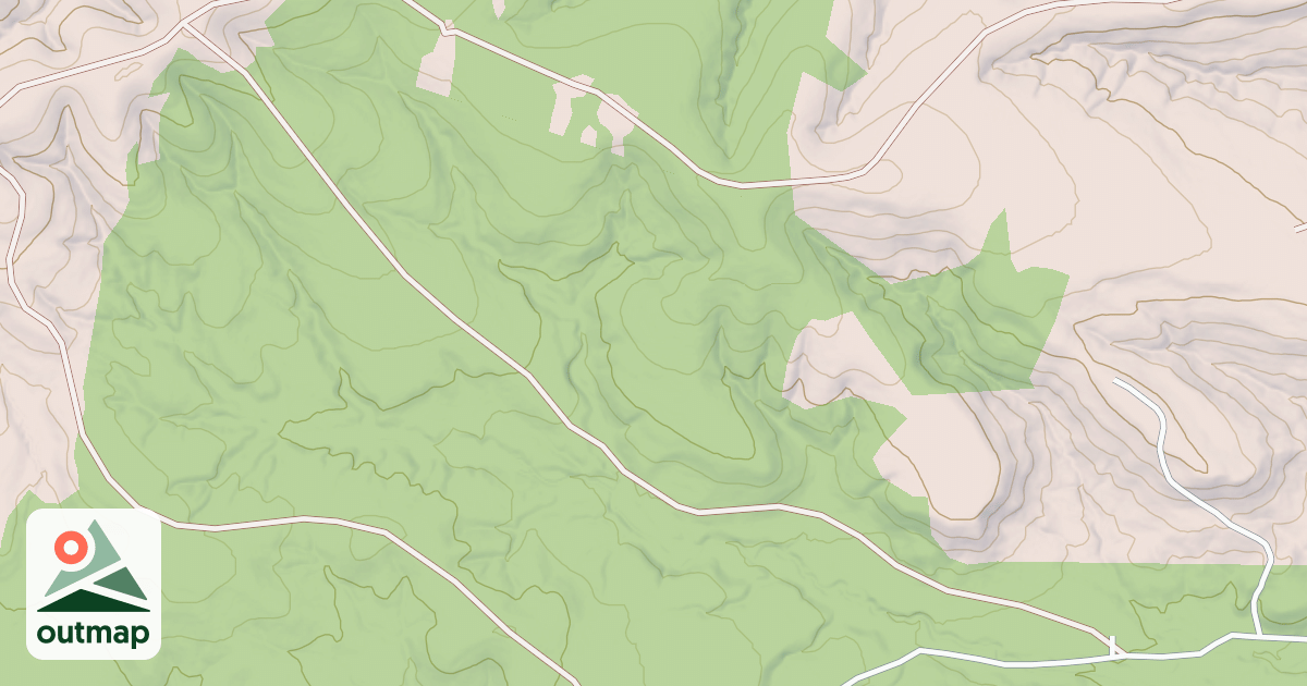 Map of LONS CANYON