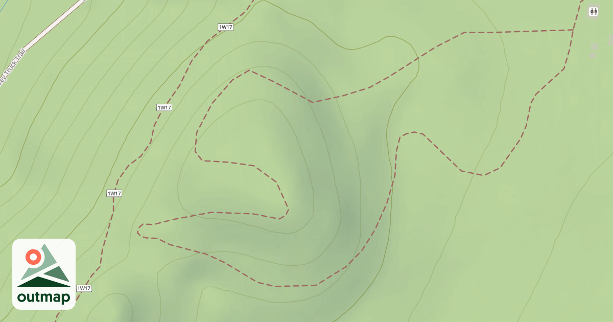 Map of BIG PINE FLATS STATION & CG