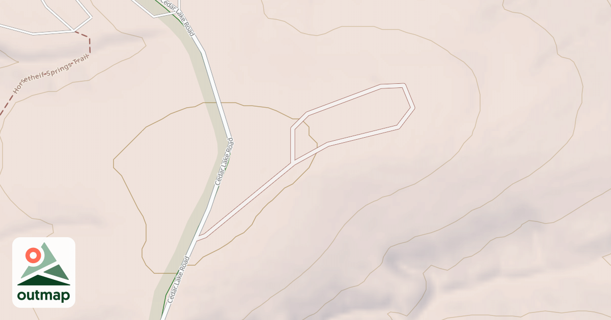 Map of CEDAR LAKE NORTH OVERFLOW