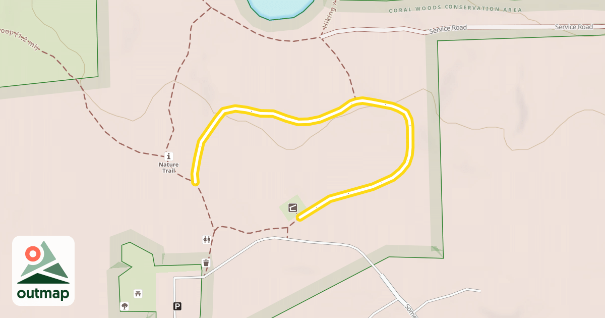 Map of Sugar Maple Loop (0.4 mi)