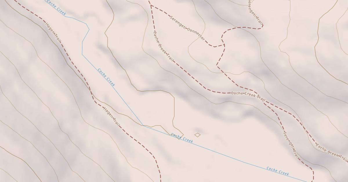 Map preview of Cache Creek Snow