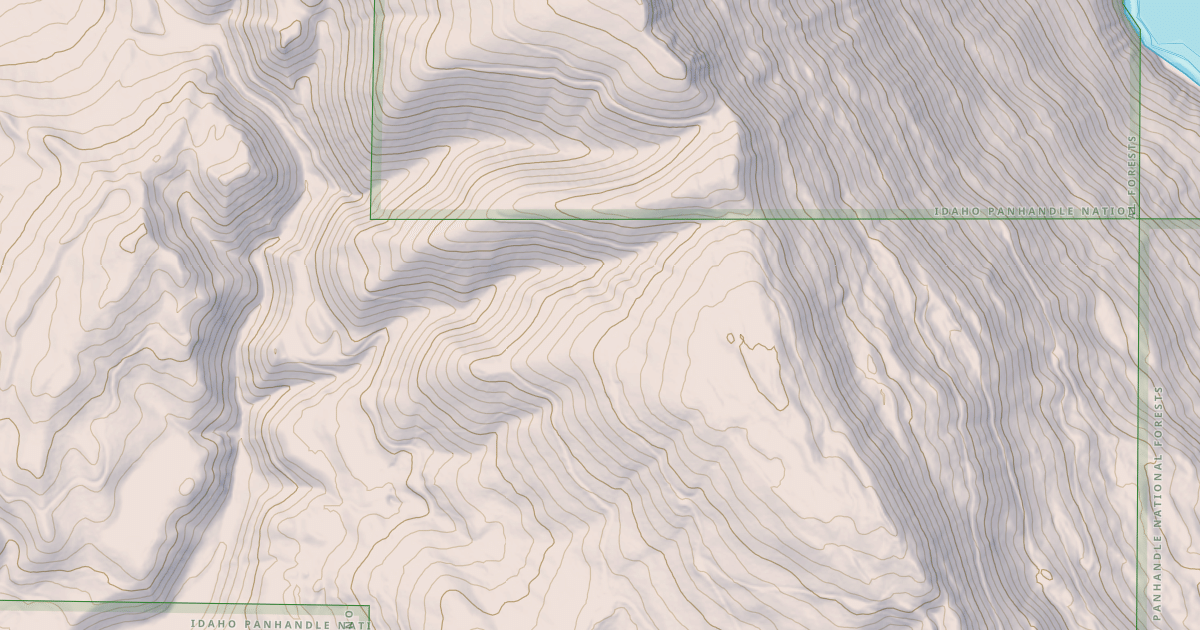 Map preview of CAPE HORN PEAK AA