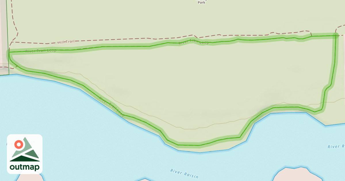Map of River Trail Loop