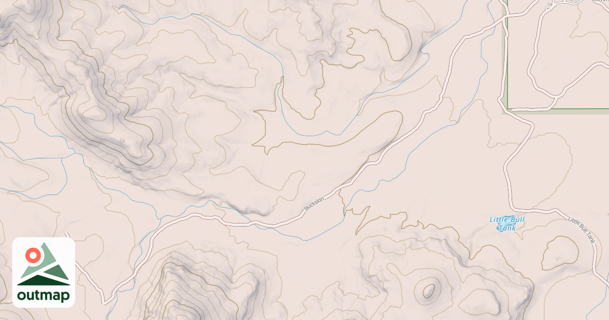 Map of BUCKSKIN