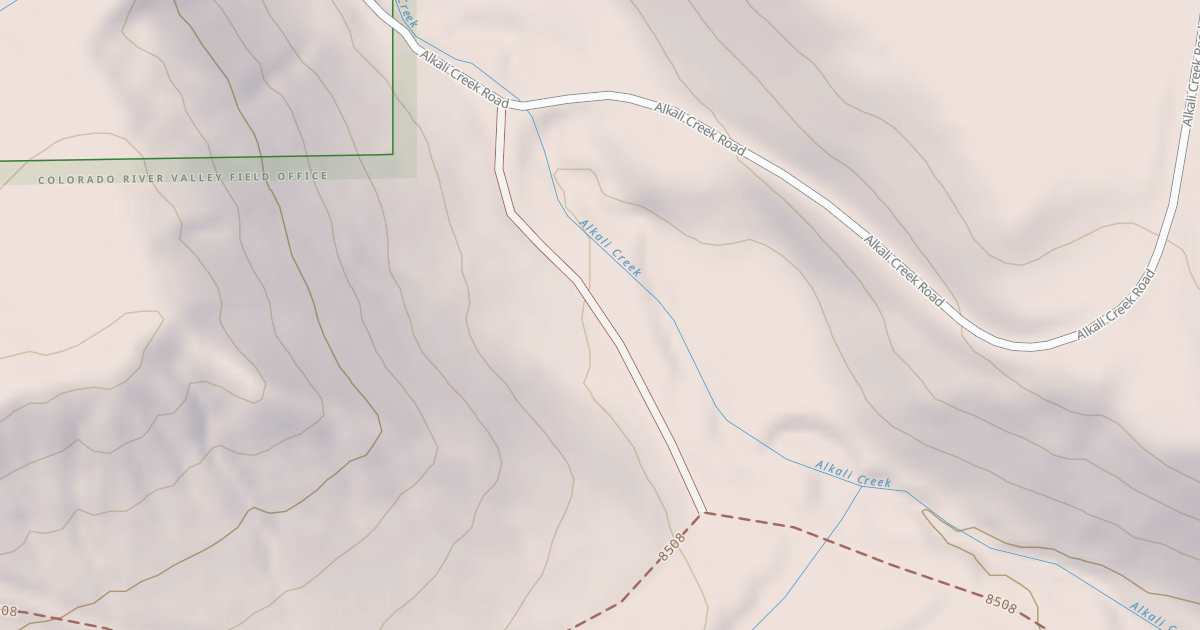 Map preview of BLM National GTLF Public Motorized Roads 0d22a0a0-6b0a-416c-97c5-135f1b8cd482