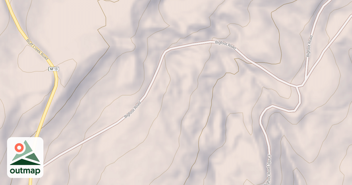 Map of BIGFOOT