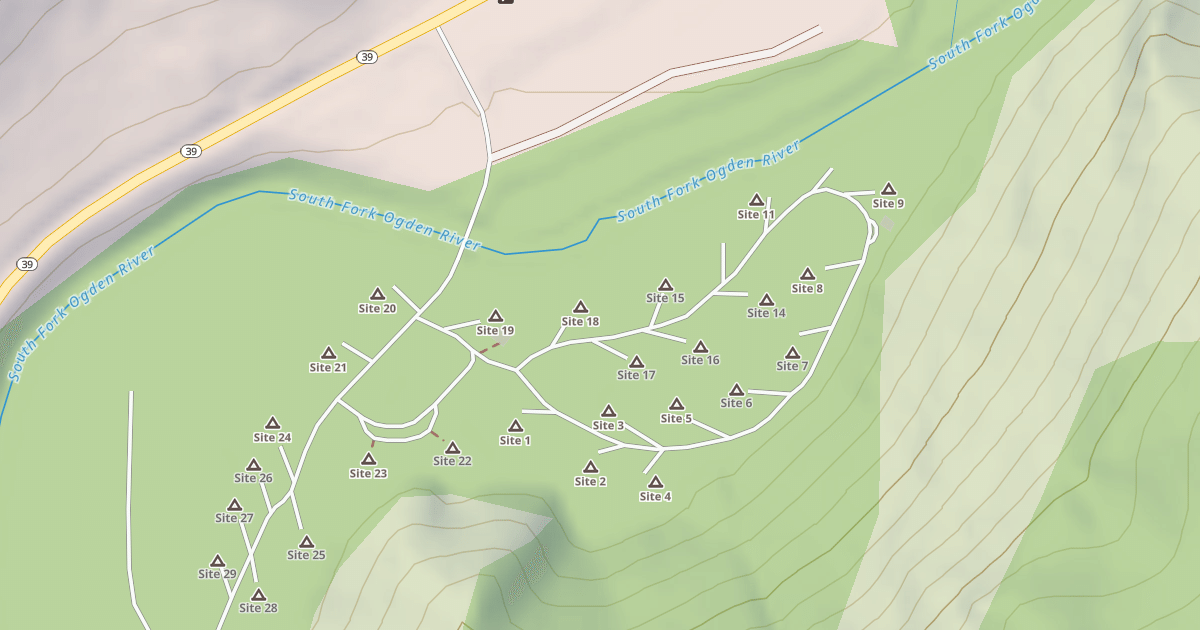 Map preview of SOUTH FORK CG-A