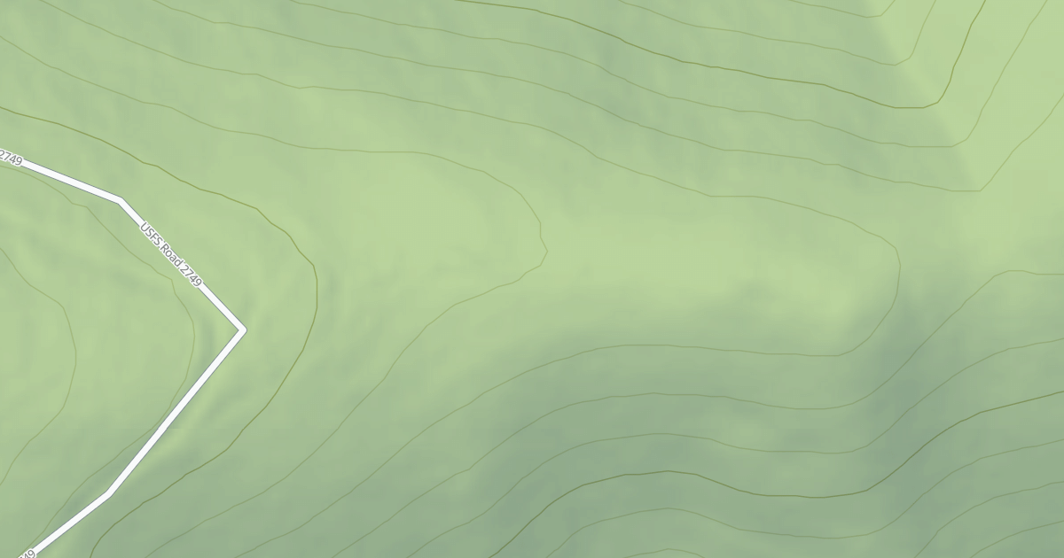 Map preview of Loveland Peak