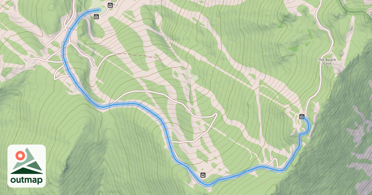 Map of Ridge Run