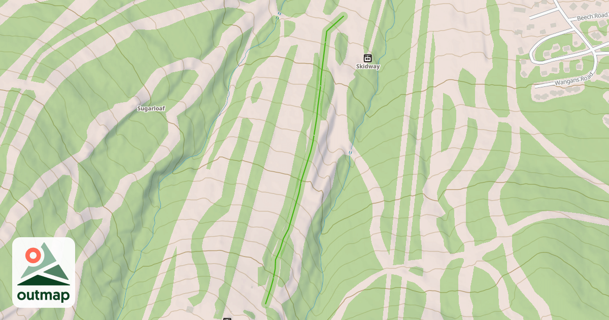 Map of Lower Winter's Way