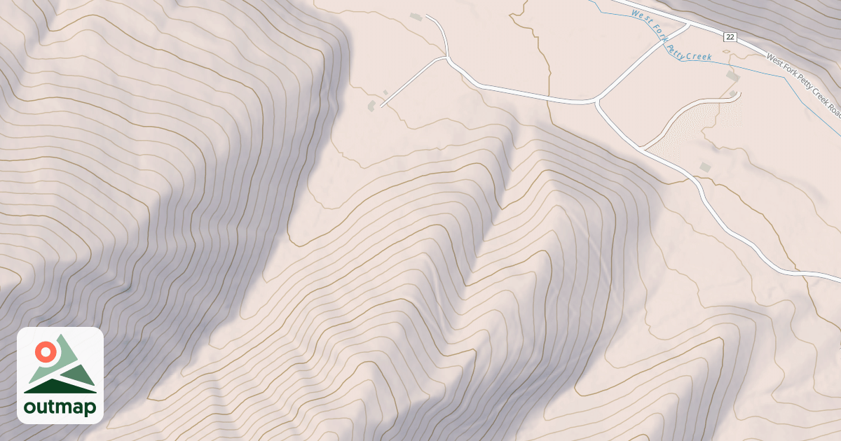 Map of LOWER ED'S CREEK (SECTION 33)