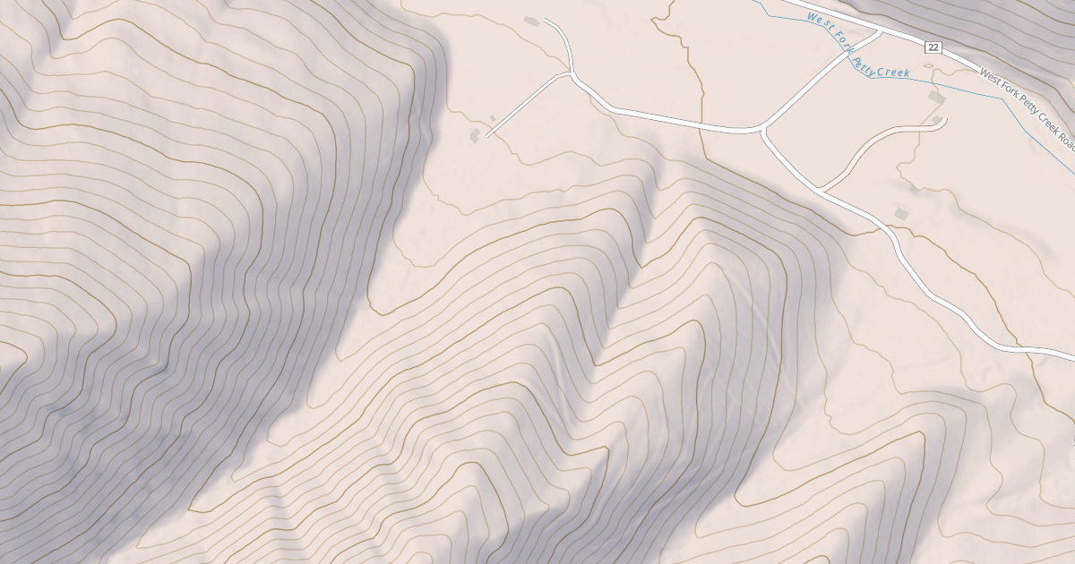 Map preview of LOWER ED'S CREEK (SECTION 33)