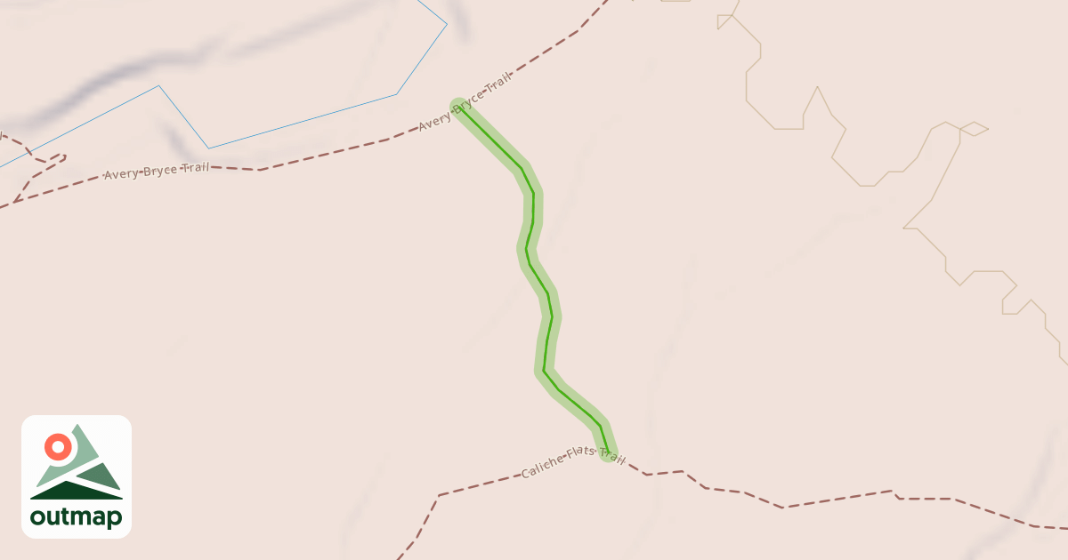 Map of Caliche Flats Connector