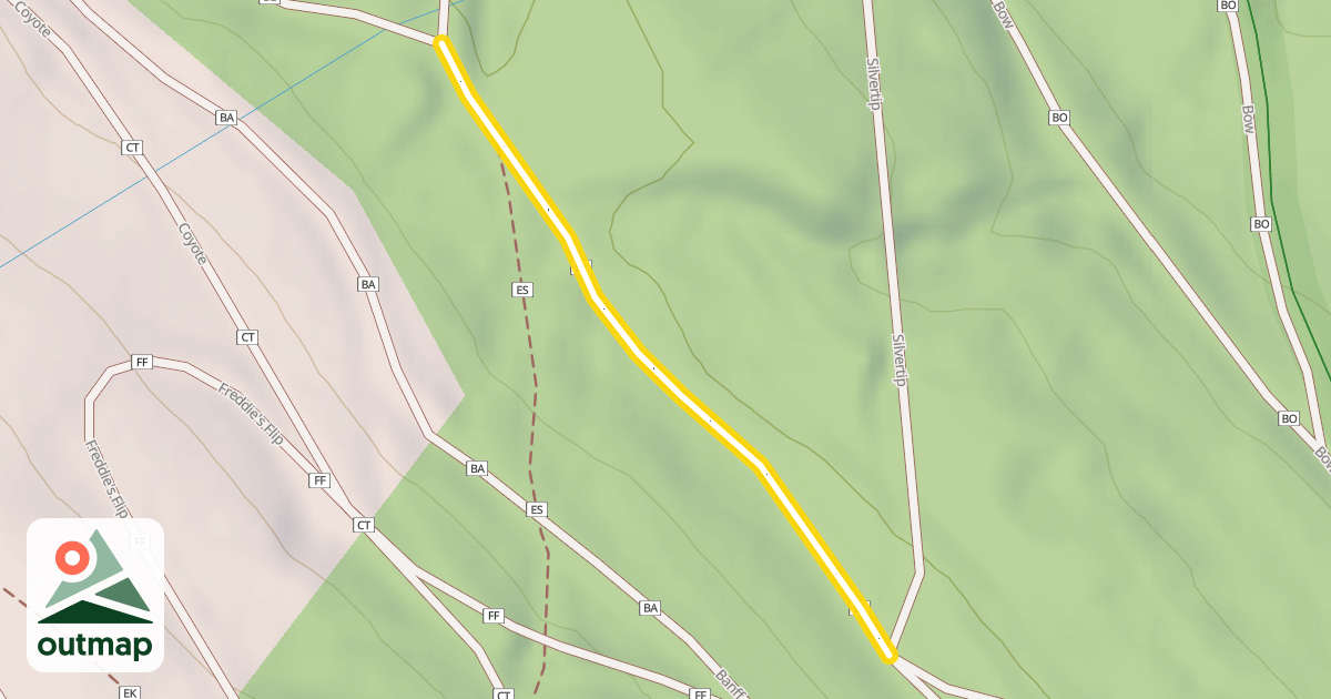 Map of Banff