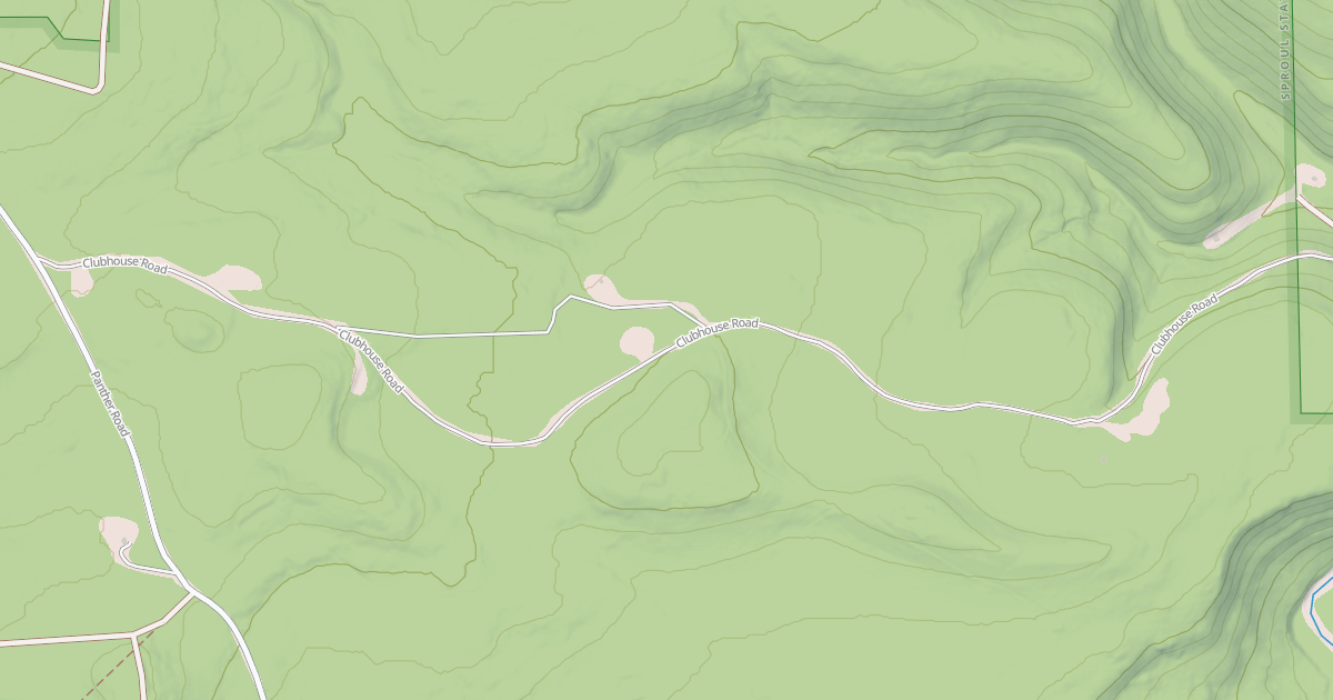 Map preview of Panther Snowmobile Trails
