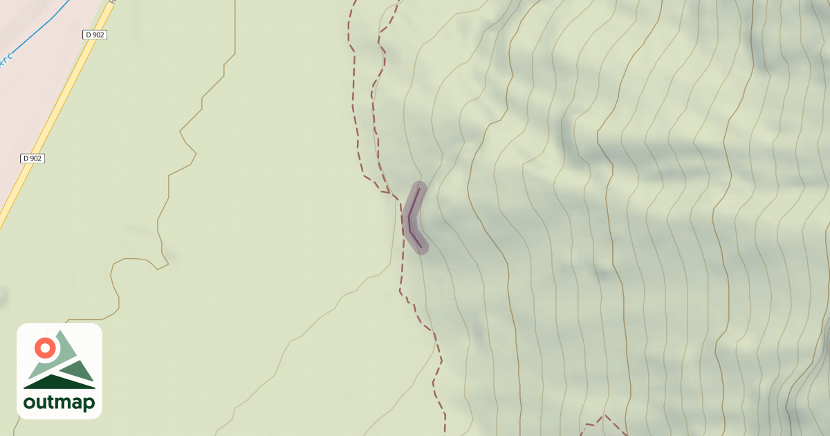 Map of Les Drailles Blanches