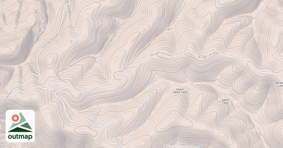 Map of MC EWAN LAKE