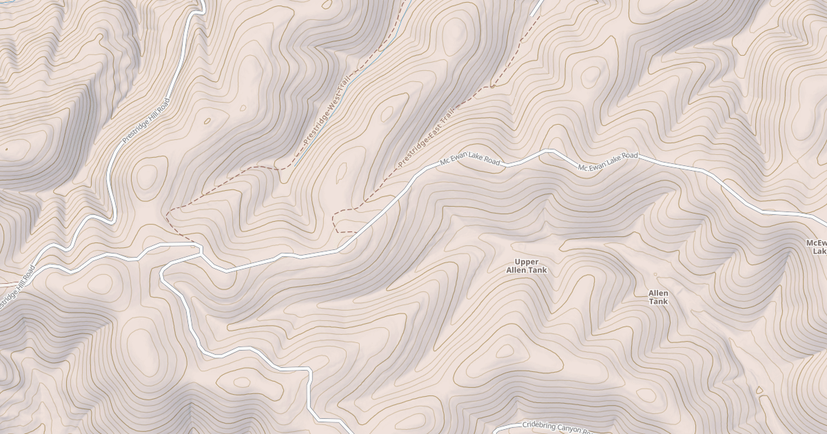 Map preview of MC EWAN LAKE