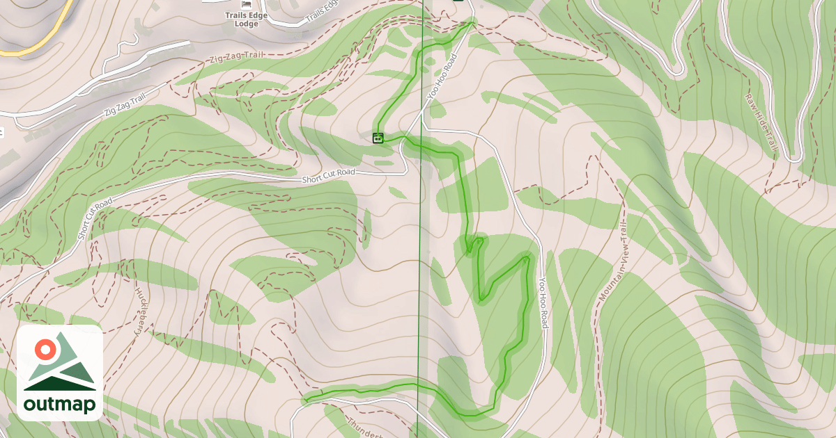 Map of Lickity Split Trail