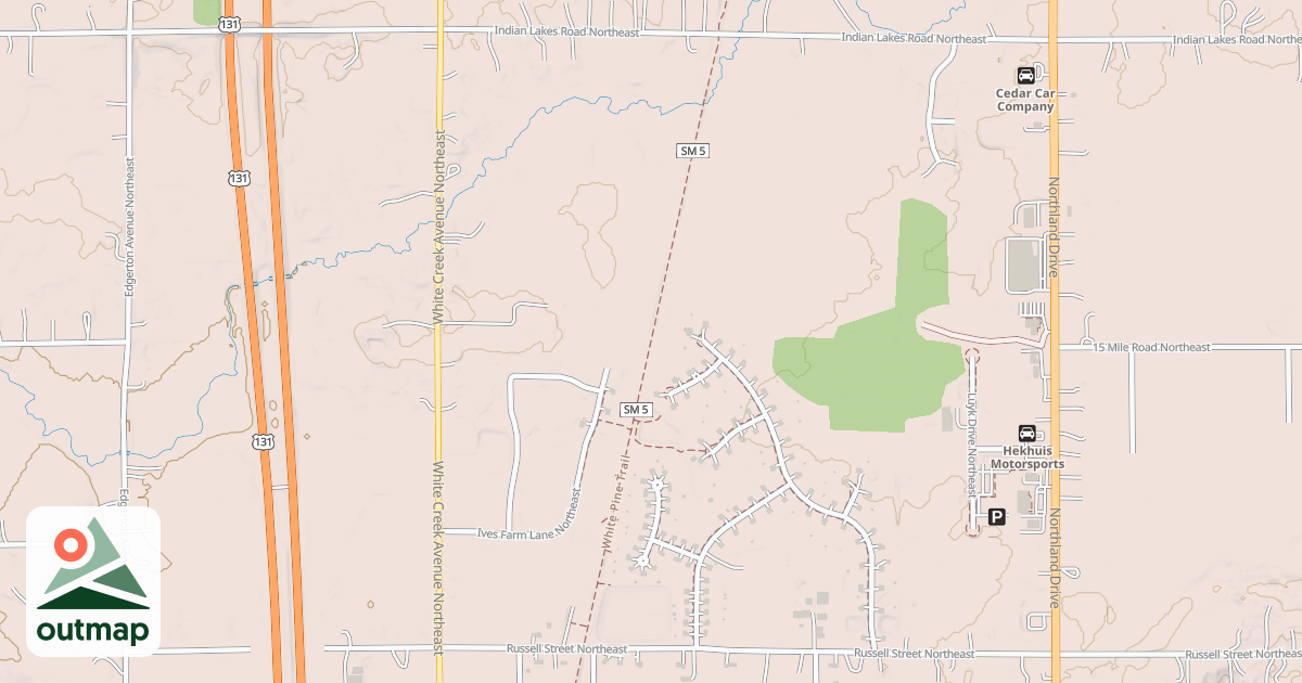 Map of North Country National Scenic Trail
