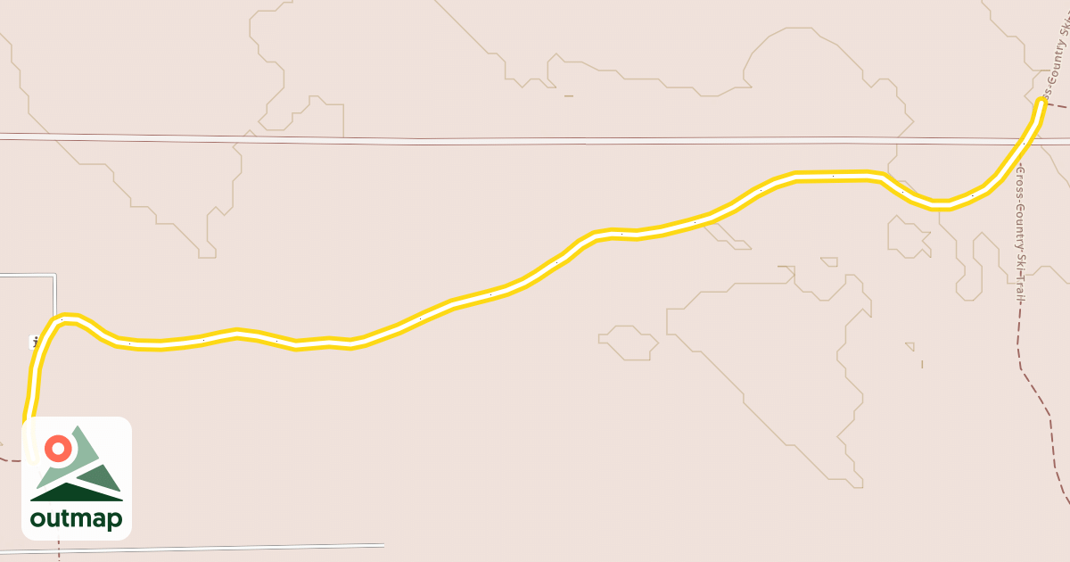 Map of Cross-Country Ski Trail