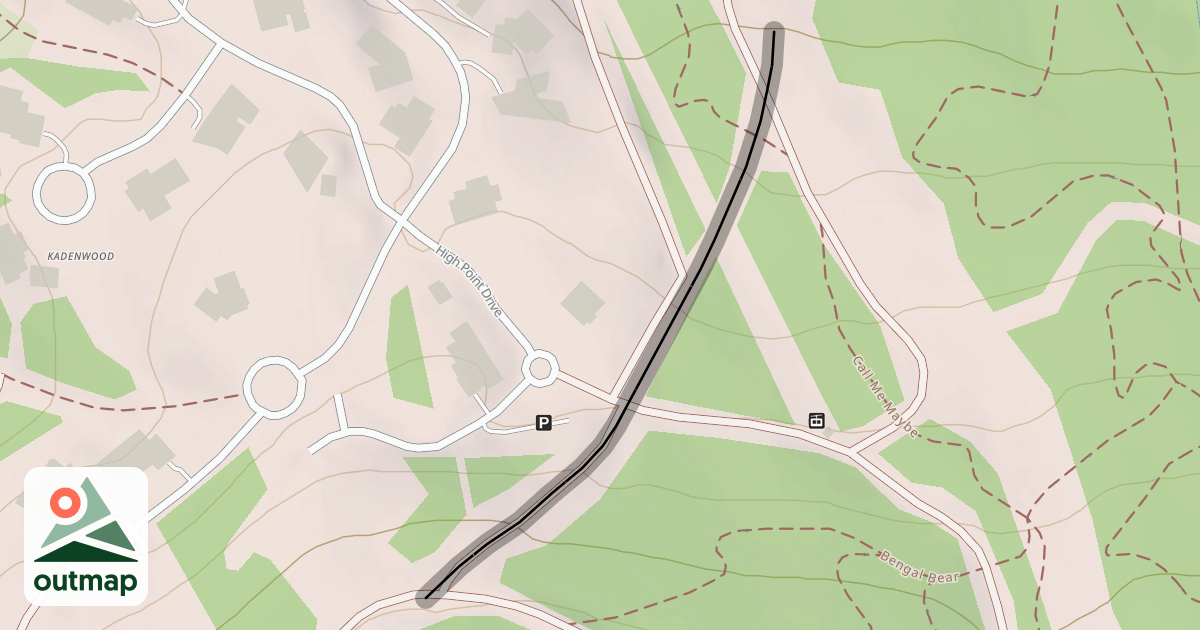Map of Peak to Creek - Lower Access