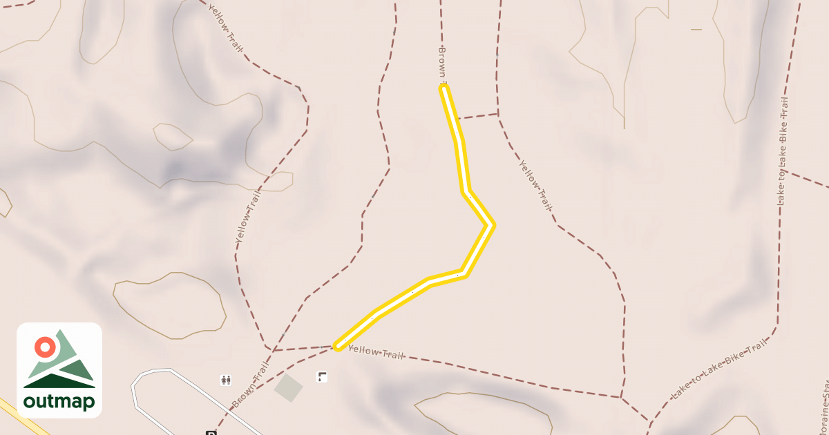 Map of Brown Trail