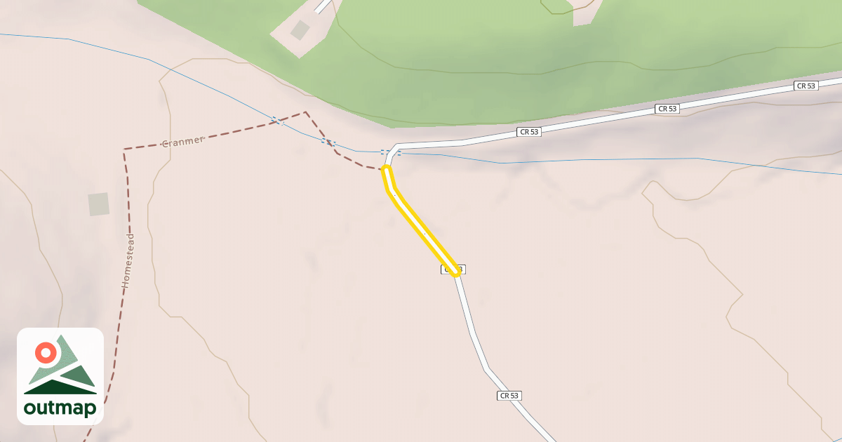 Map of Blue Ridge Road