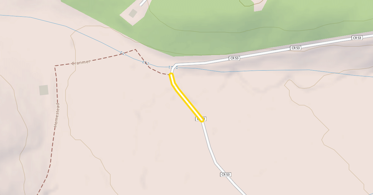 Map preview of Blue Ridge Road