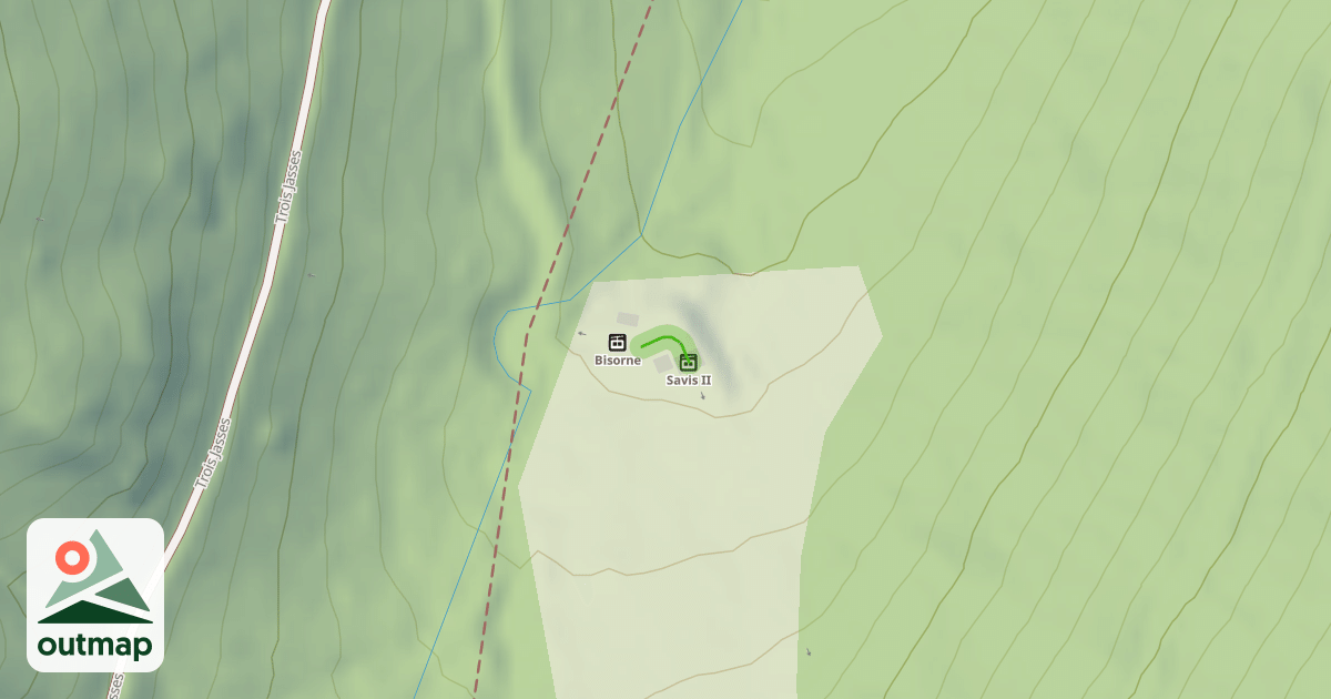 Map of Savis