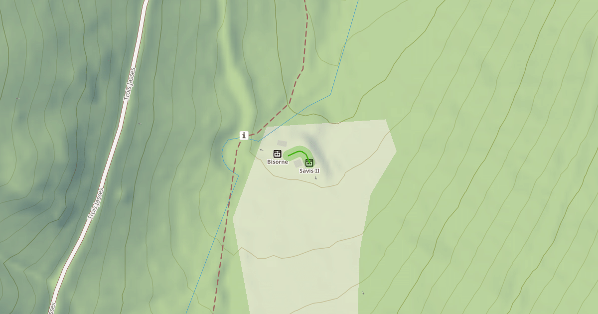Map preview of Savis