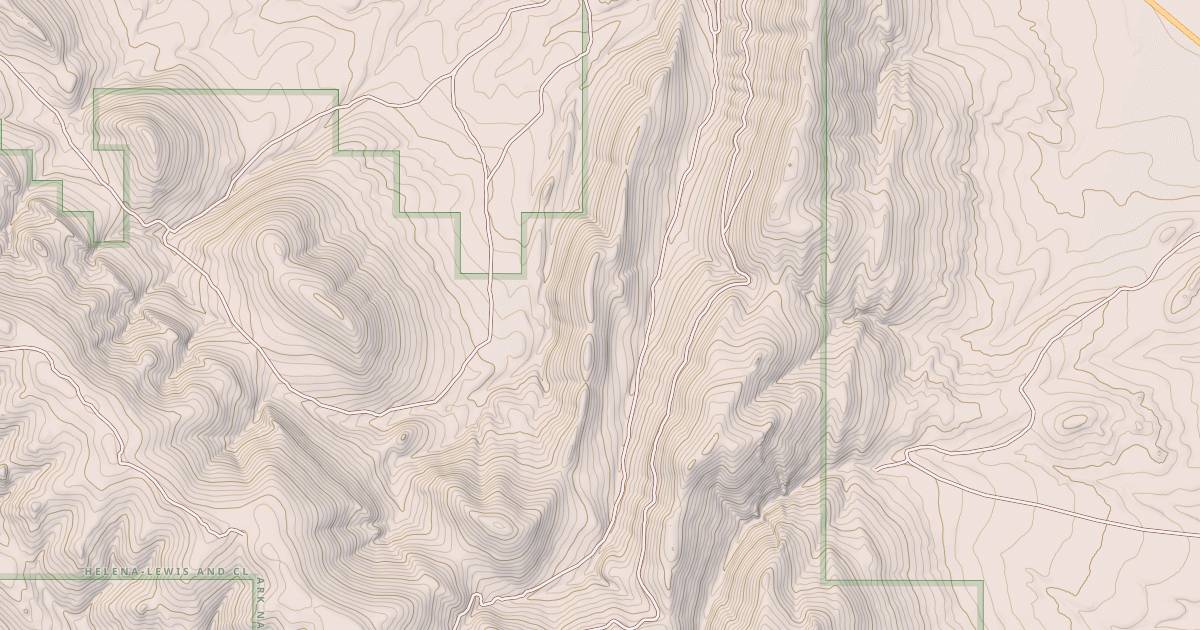 Map preview of PASTURE GULCH SPUR A