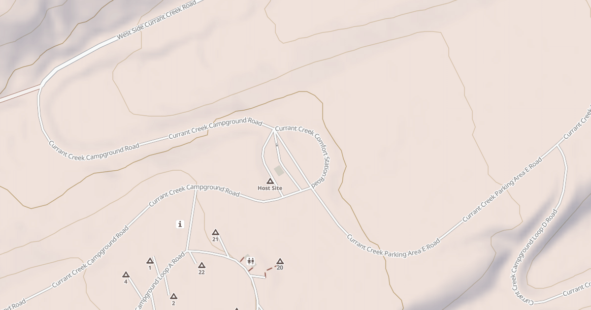 Map preview of CURRANT CRK COMFORT STATION