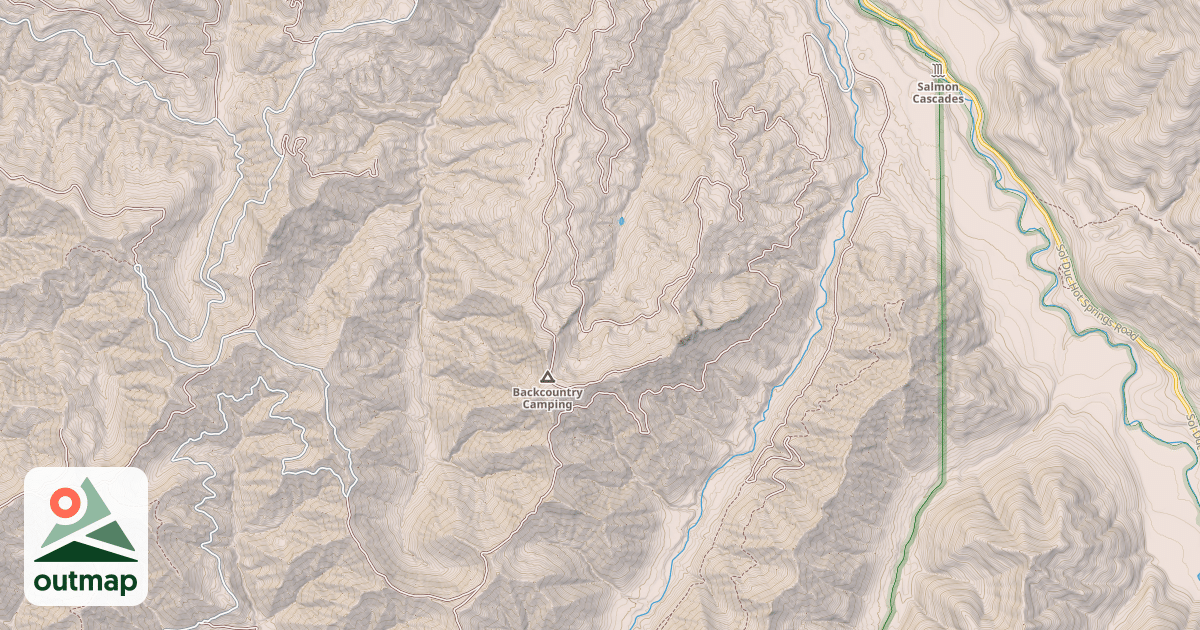 Map of SITCUM SOLDUC CONNECTOR ROAD