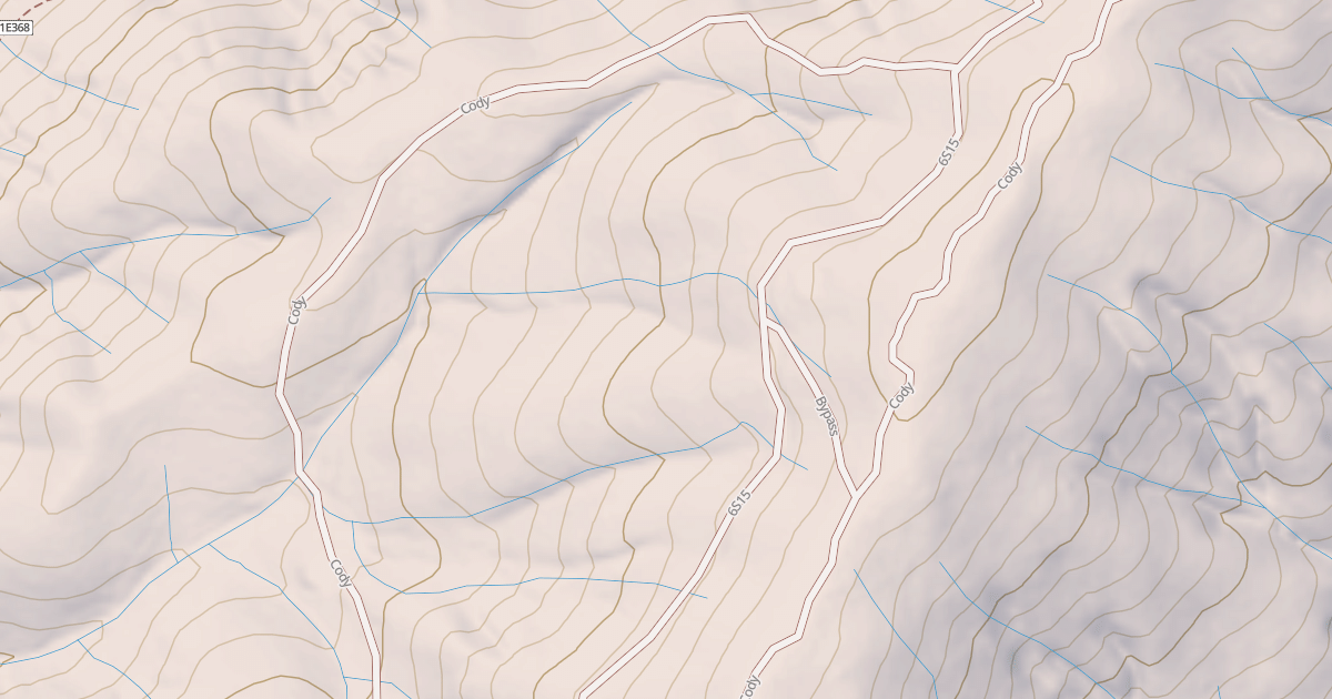 Map preview of Cody W
