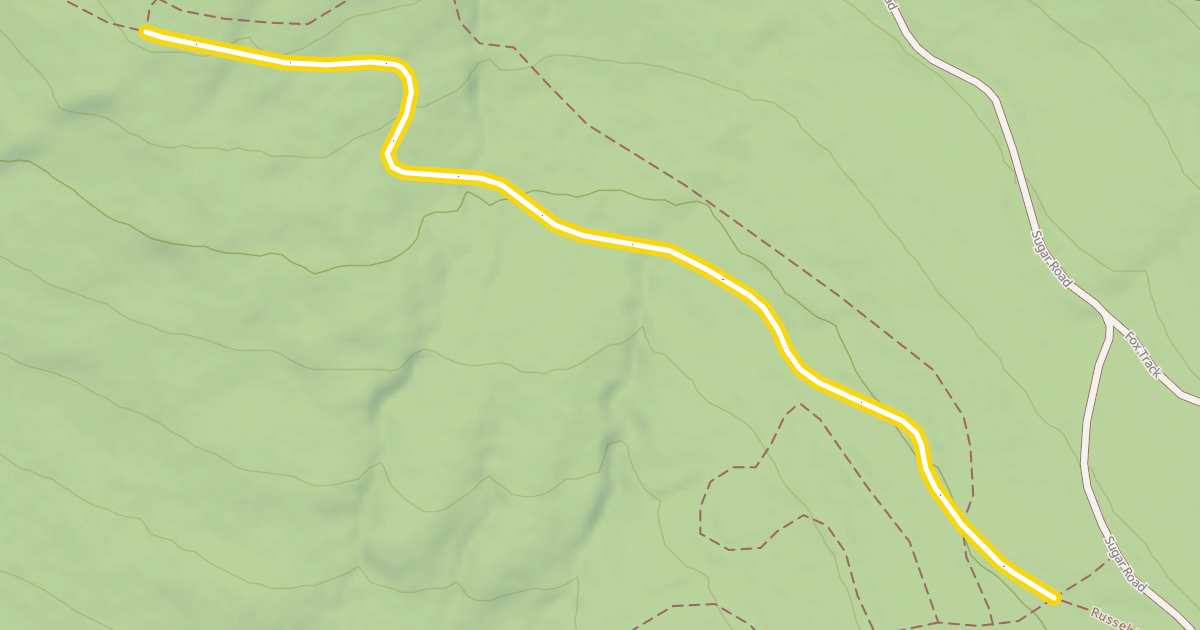 Map preview of Russel Knoll Track