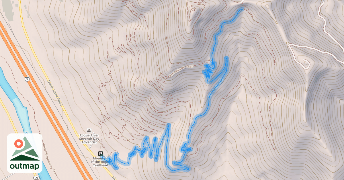 Map of Rat Pack Trail