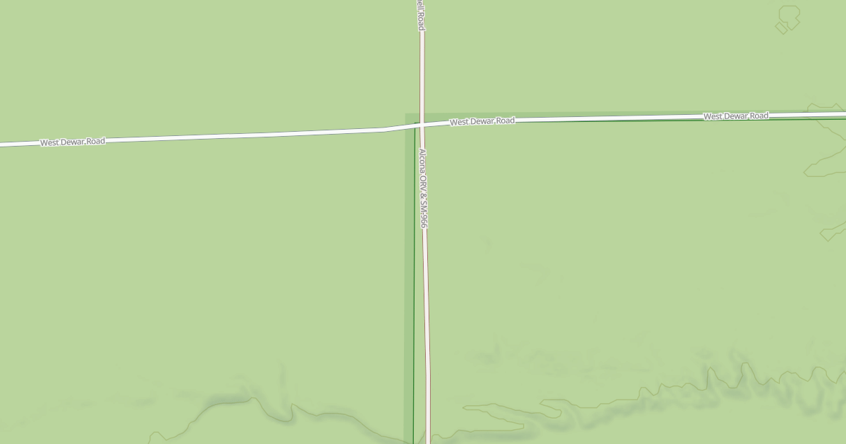Map preview of ALCONA ATV TRAIL