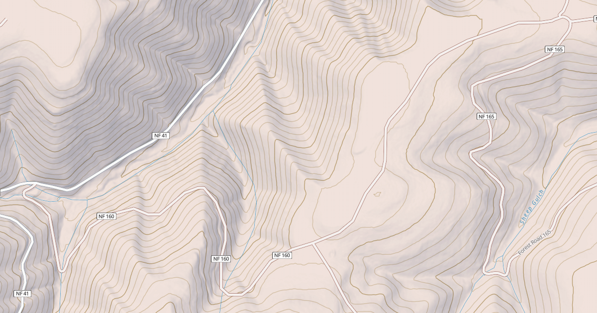 Map preview of PINKHAM BUTTE / CABIN RIDGE