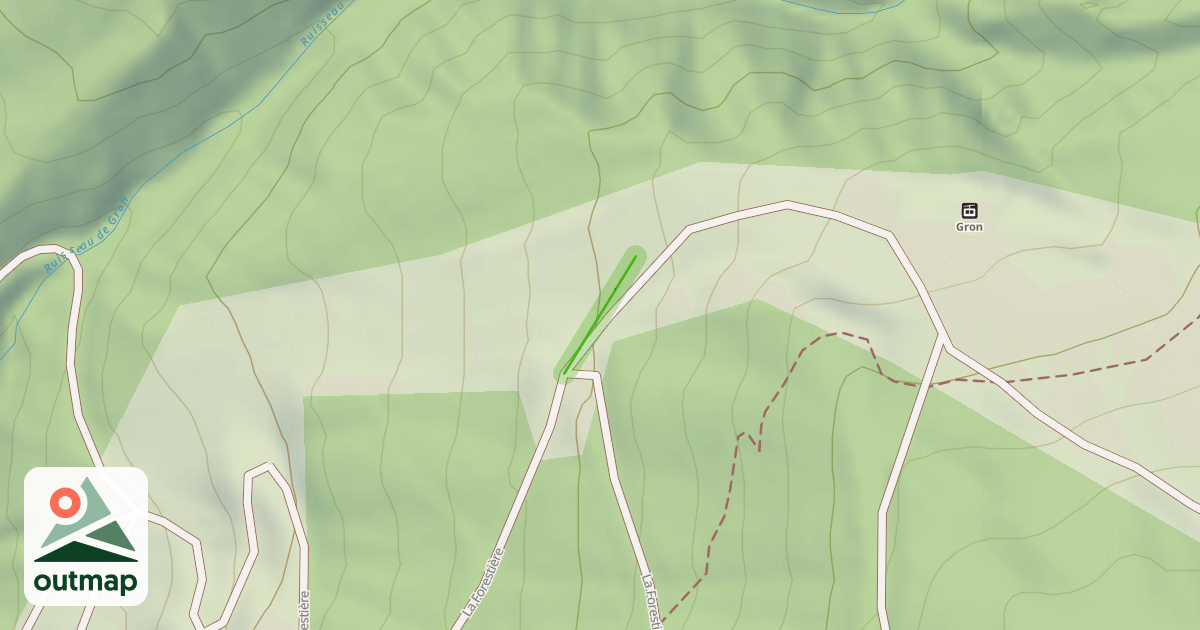 Map of La Forestière