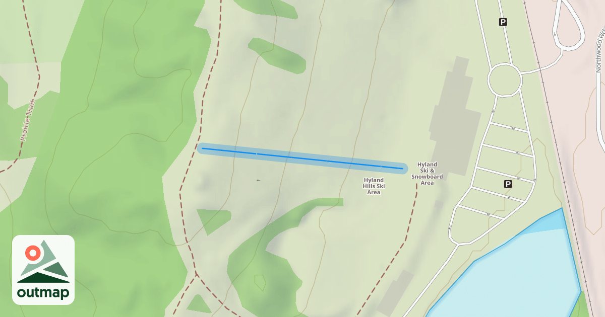 Map of Kinderwaltzen