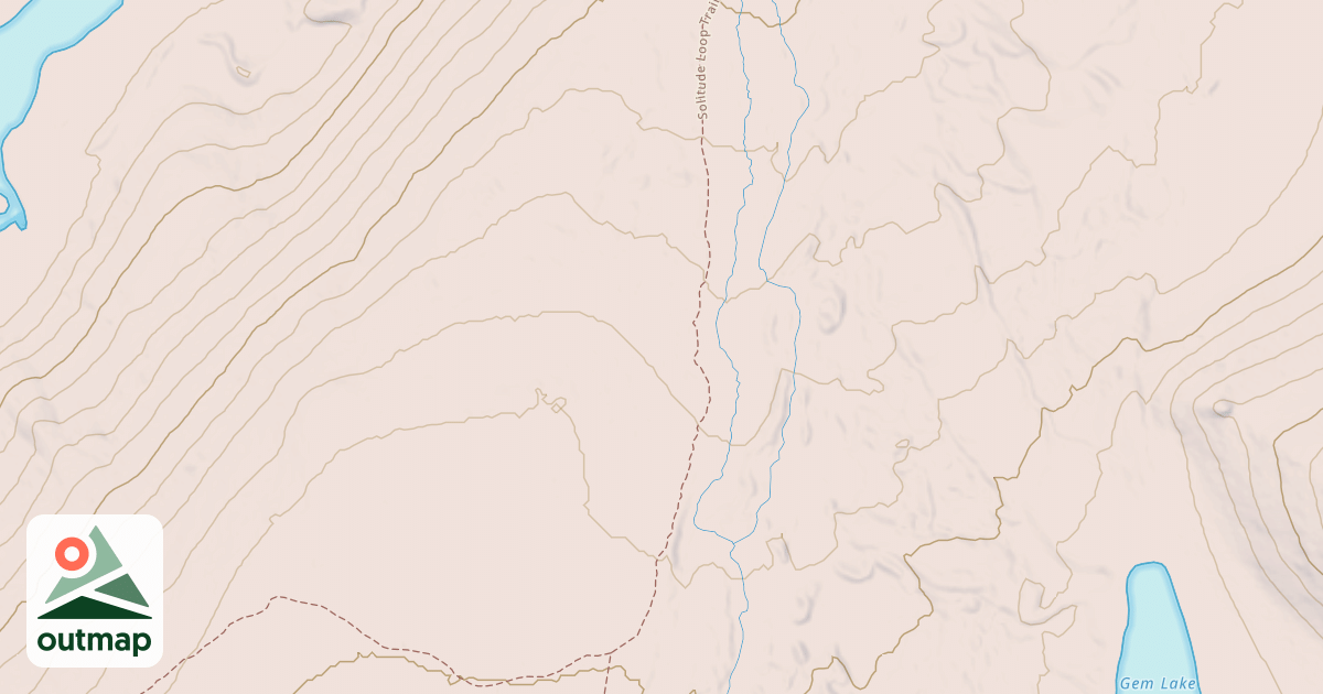 Map of Solitude Loop