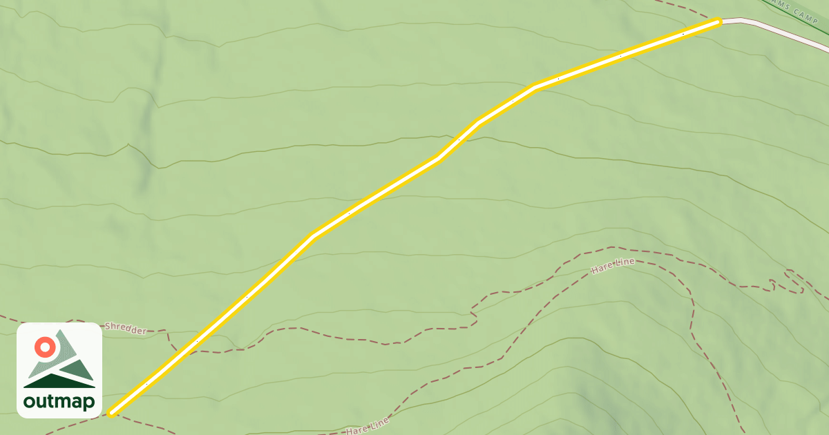 Map of Haul Road