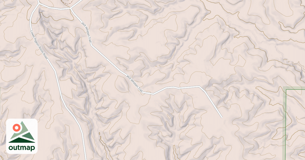 Map of SET ASIDE ROAD