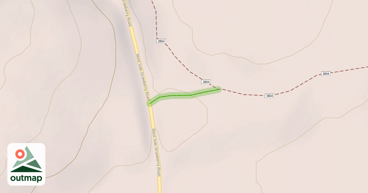 Map of Strawberry Narrows Trail