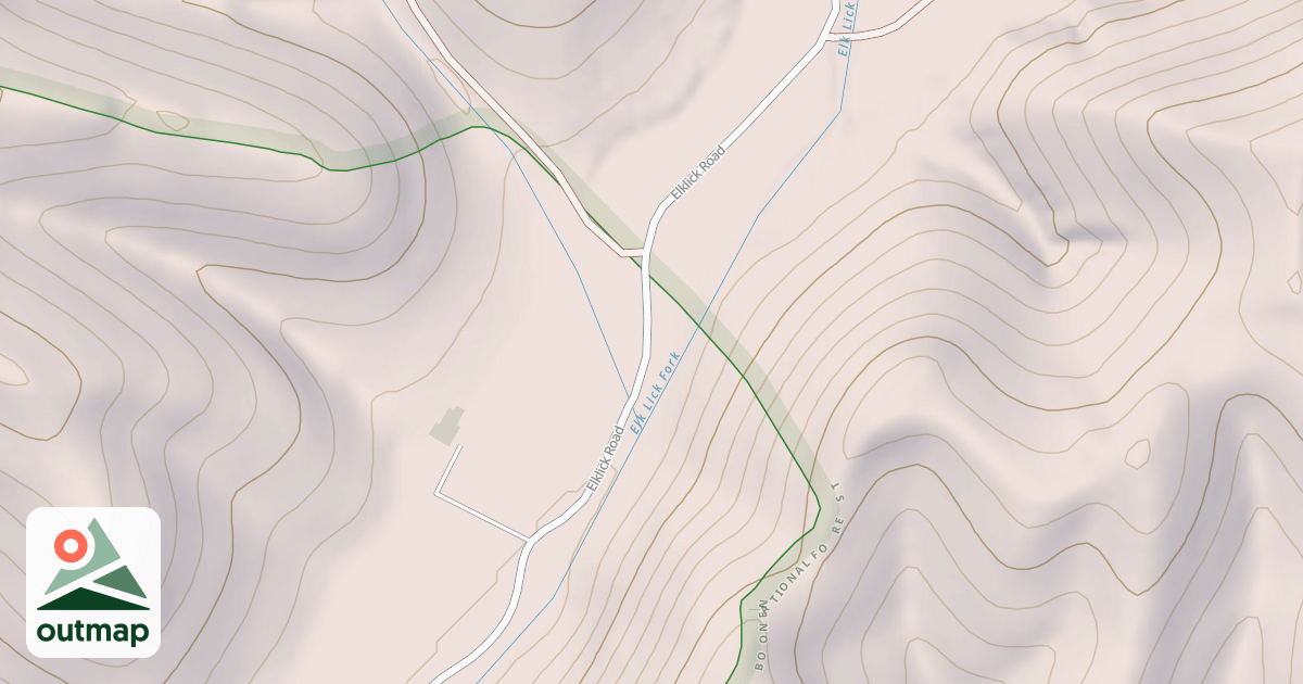 Map of ELK LICK