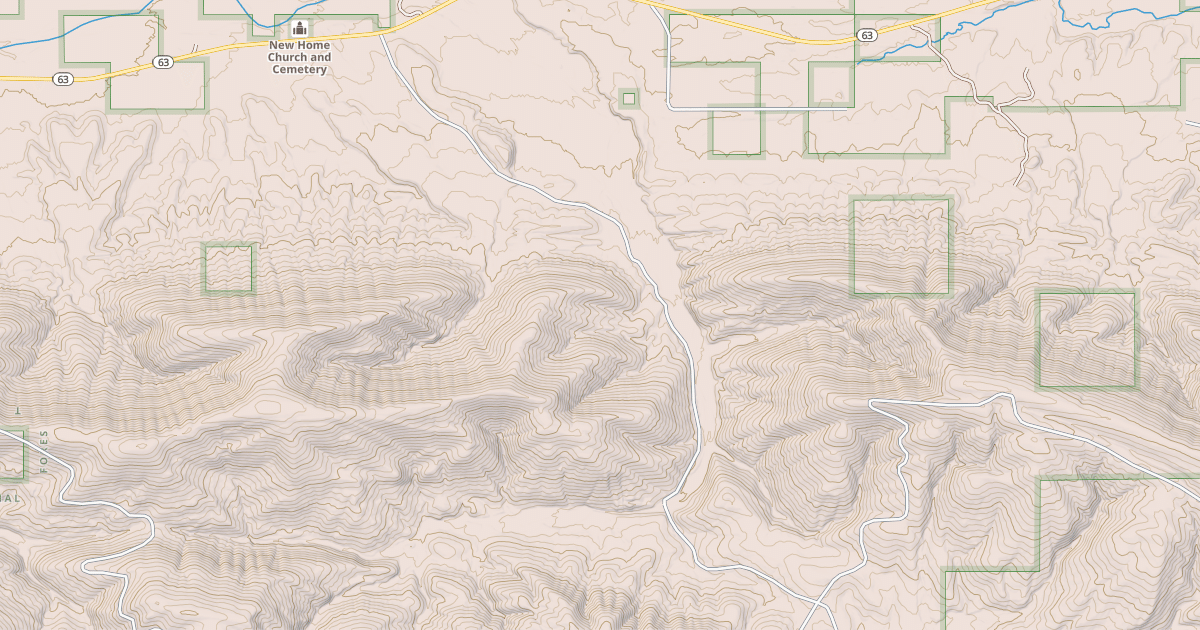 Map preview of PIGEON CREEK