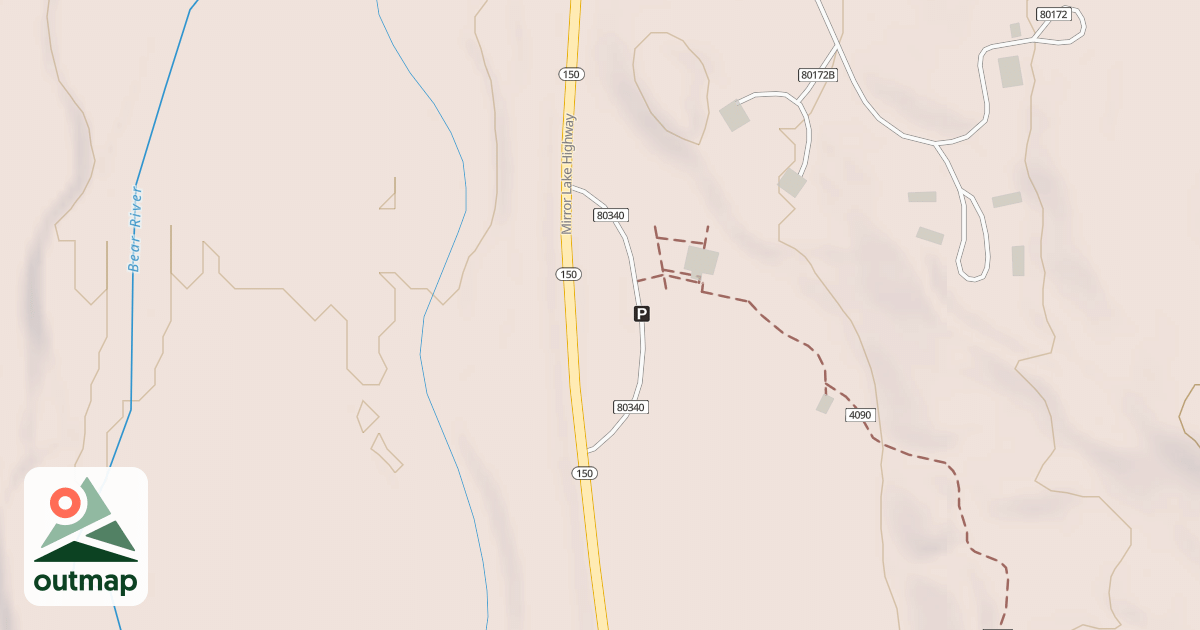 Map of BEAR RIVER RANGER STA.